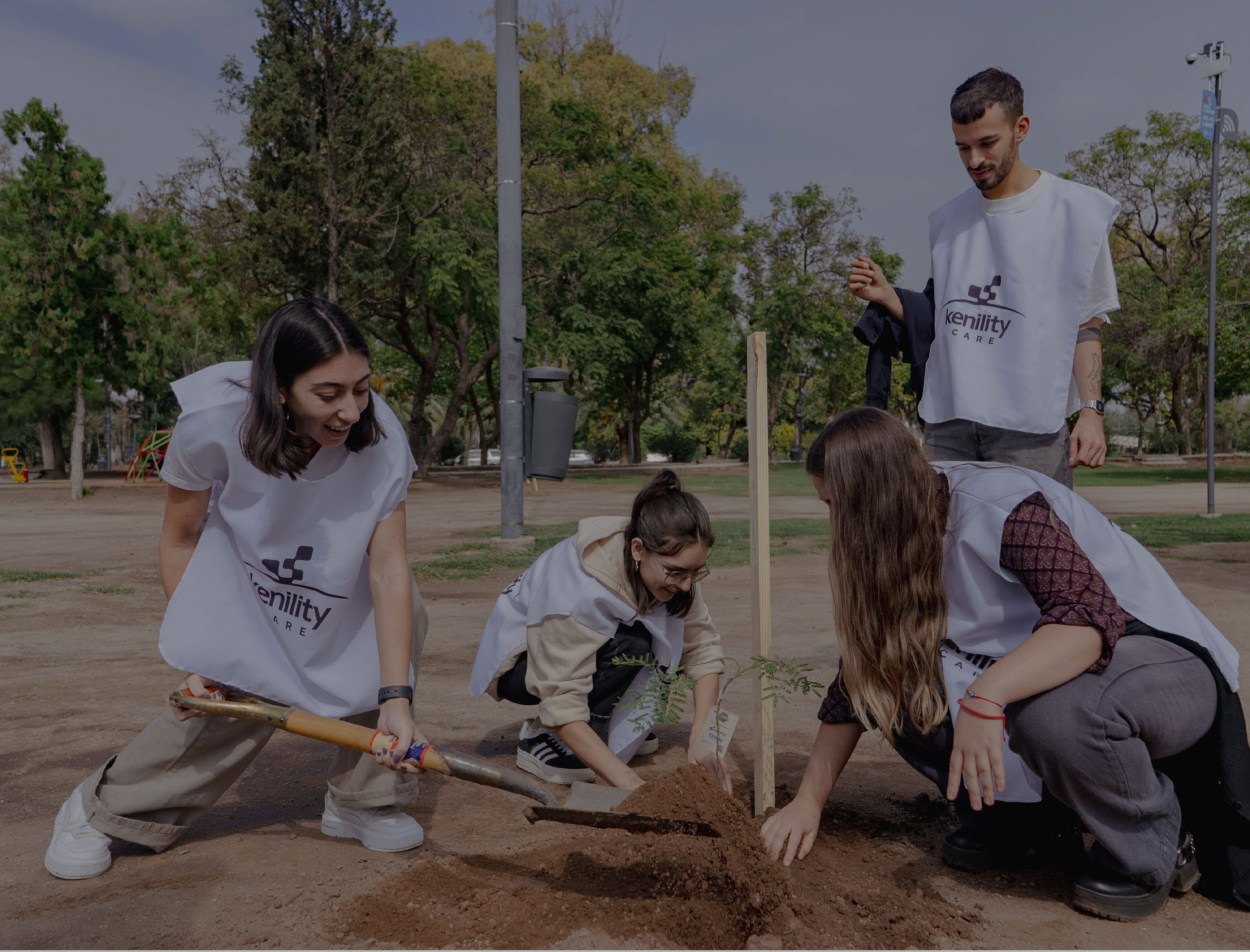 earth day 100 trees planted