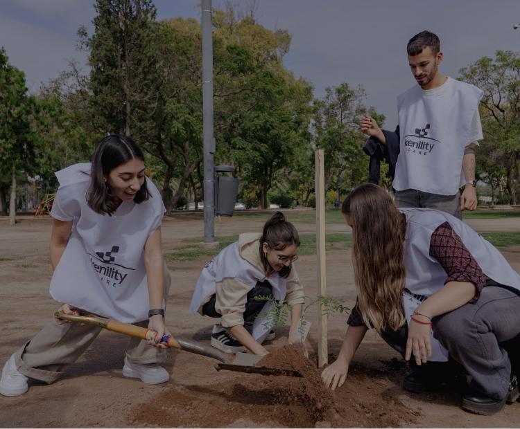 earth day 100 trees planted